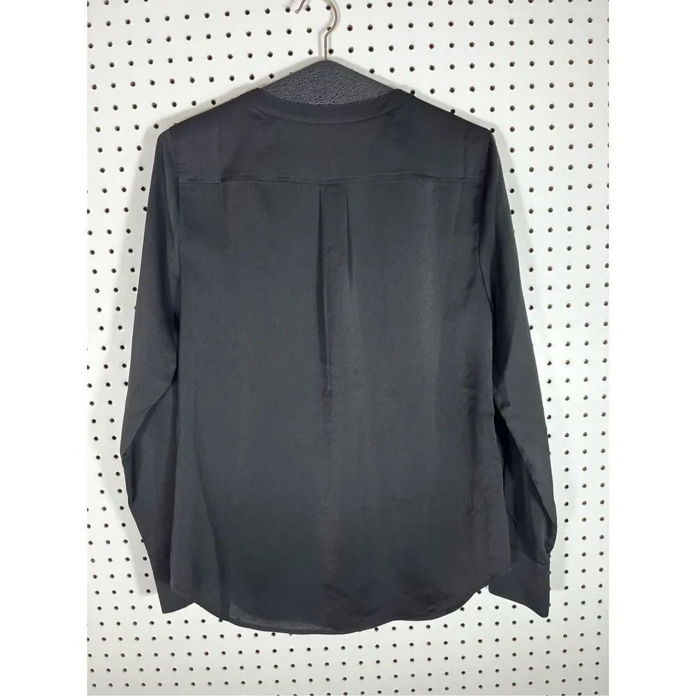 J.Crew Black Blouse size S - Picture 2 of 3